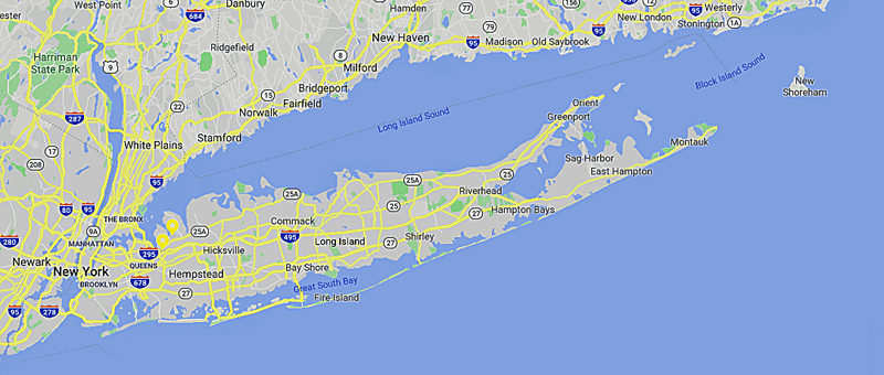 Longisland Map